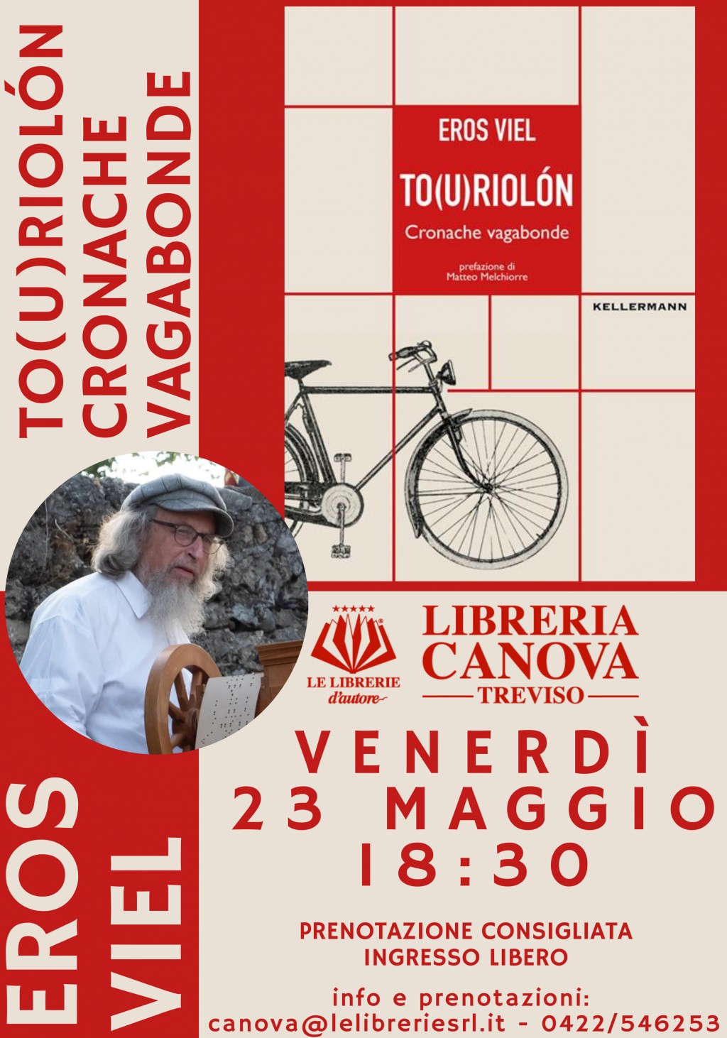 EROS VIEL presenta "TO(U)RIOLON - CRONACHE VAGABONDE"