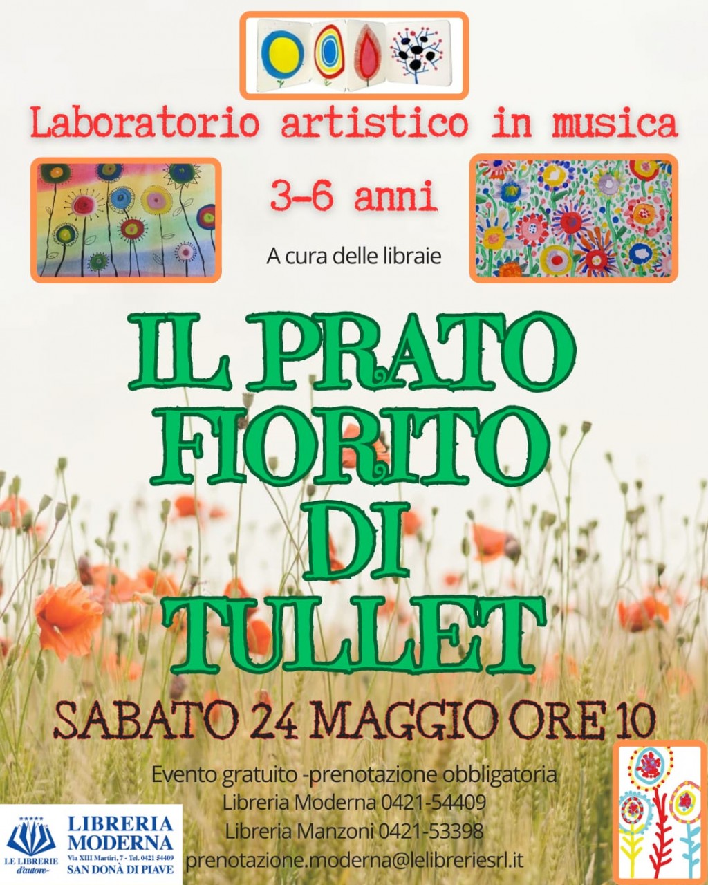 LABORATORIO "IL PRATO FIORITO DI TULLET" ETA' 3-6 