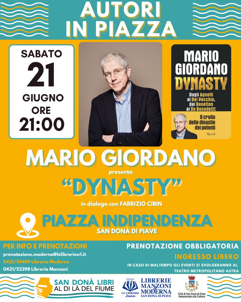 AUTORI IN PIAZZA - MARIO GIORDANO 21 GIUGNO