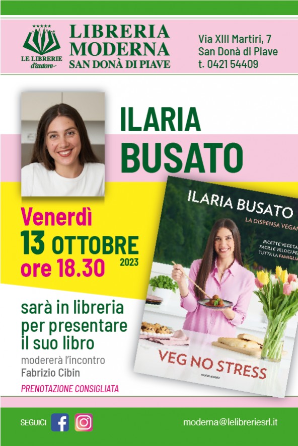 Ilaria Busato presenta "Veg no stress"