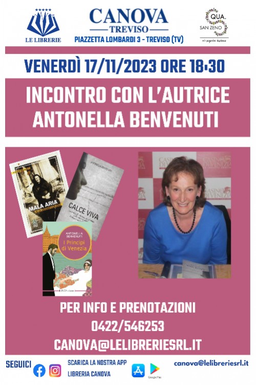 Incontro con ANTONELLA BENVENUTI