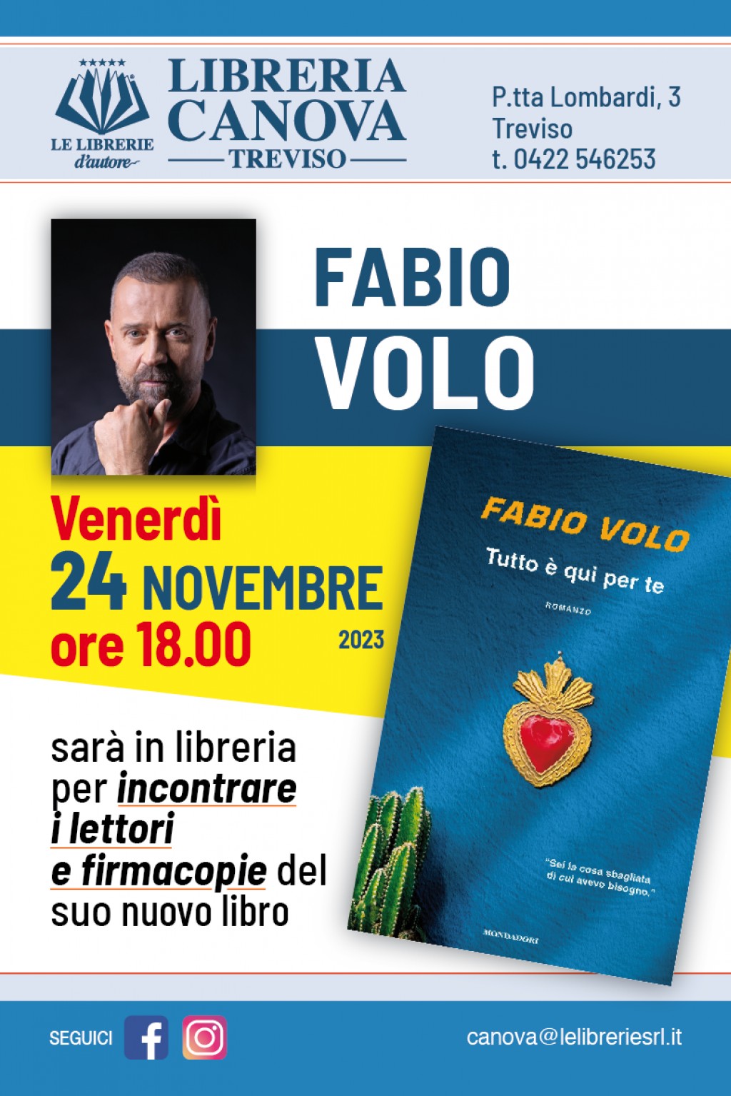 FABIO VOLO da Libreria Canova